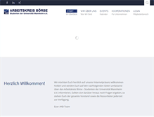 Tablet Screenshot of akboerse.de